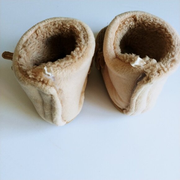 Reindeer Baby Slippers 3D Antlers size 5-6 - Picture 5 of 11